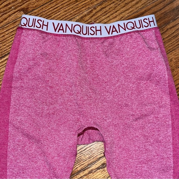 VQ Vanquish Sculpt Cerise Seamless Pink Leggings Tights - Picture 5 of 8